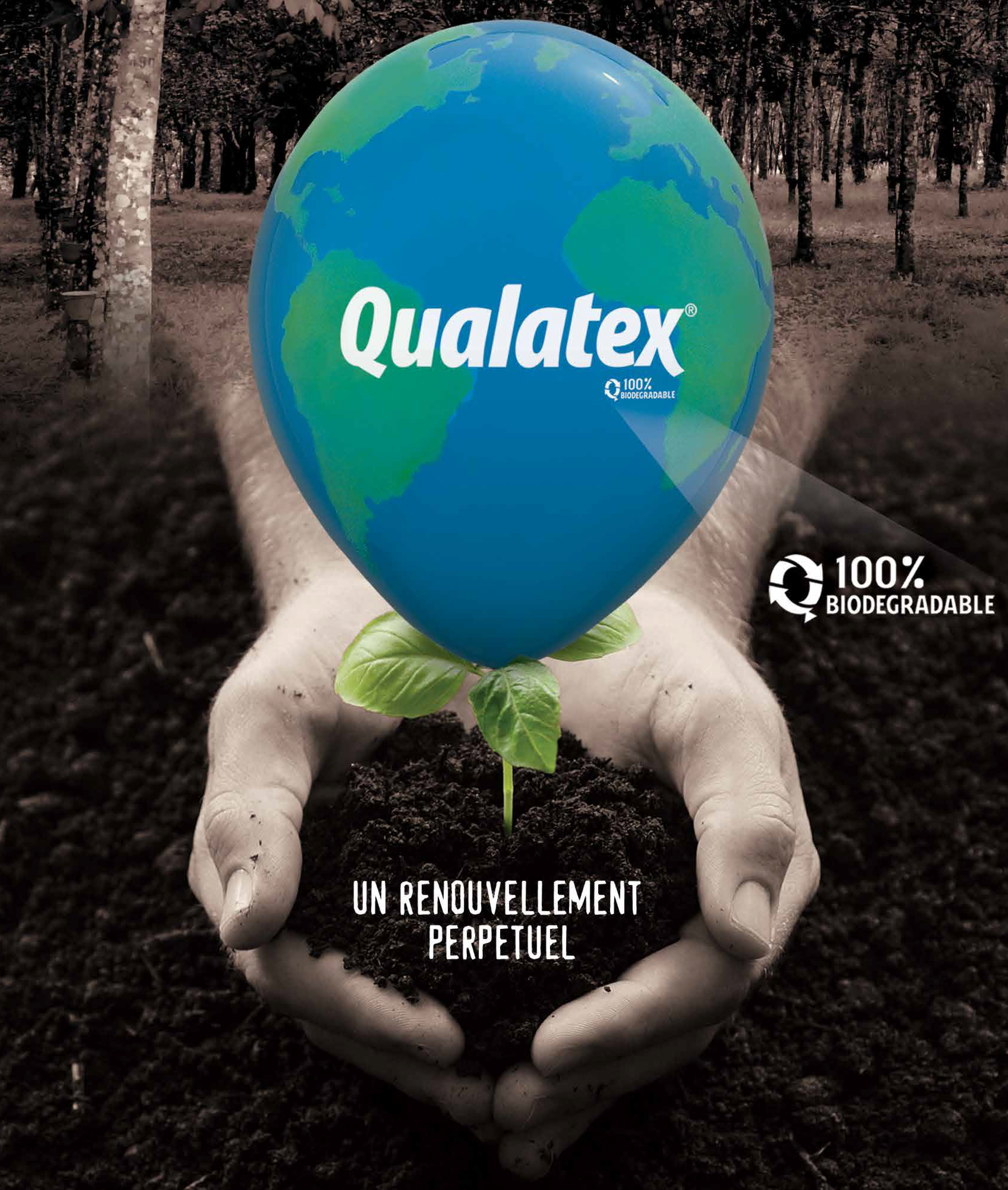 Qualatex 100% biodégradable
