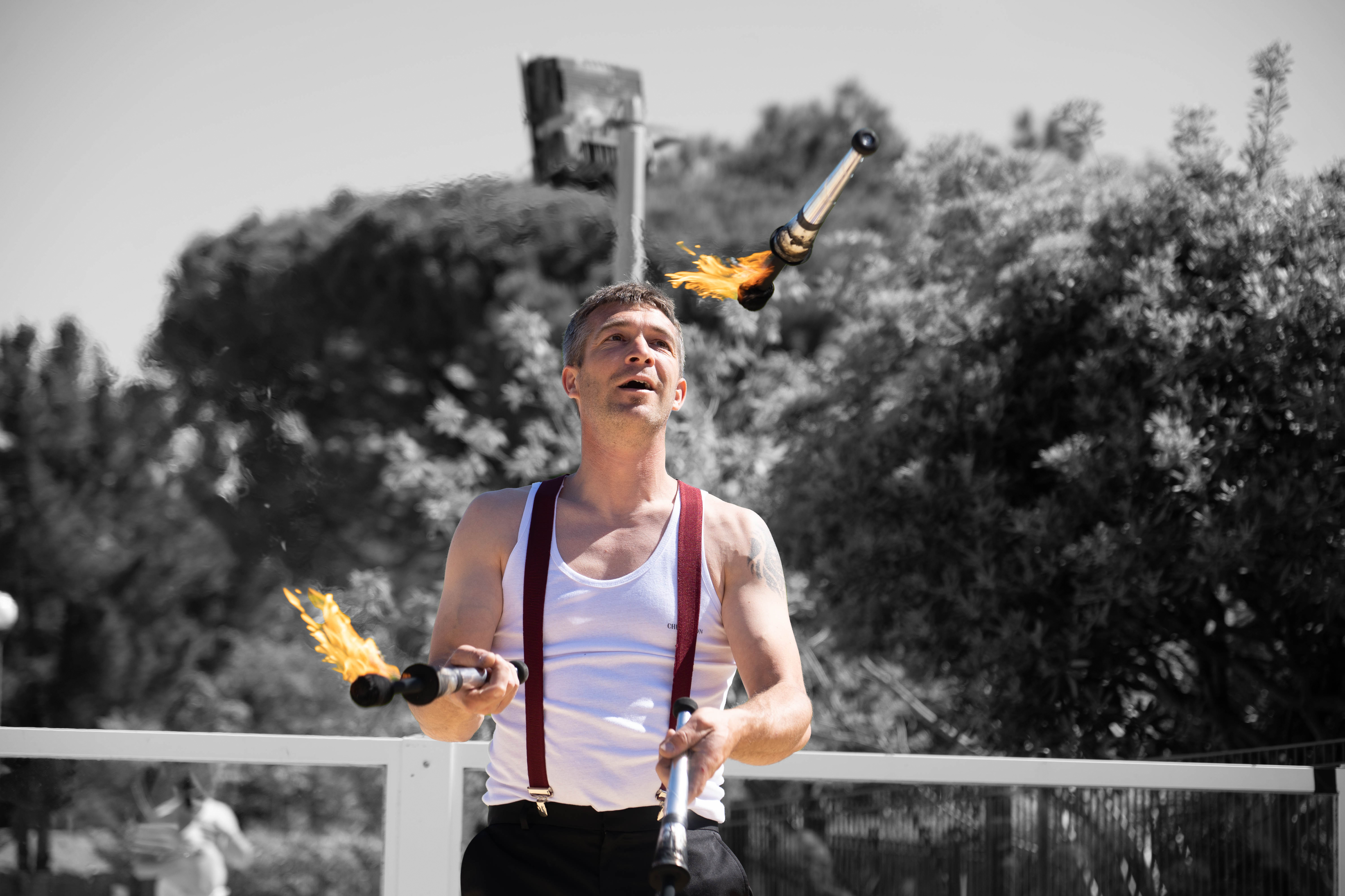 Le show du saltimbanque